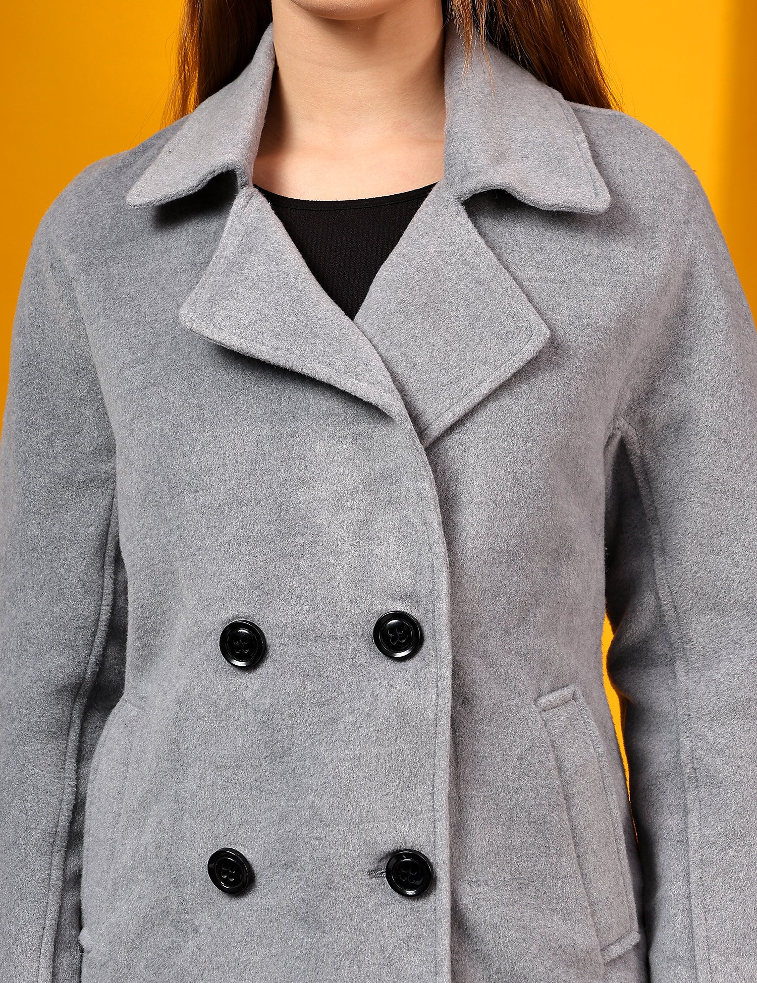 KOTTY Polyester Solid Coat 