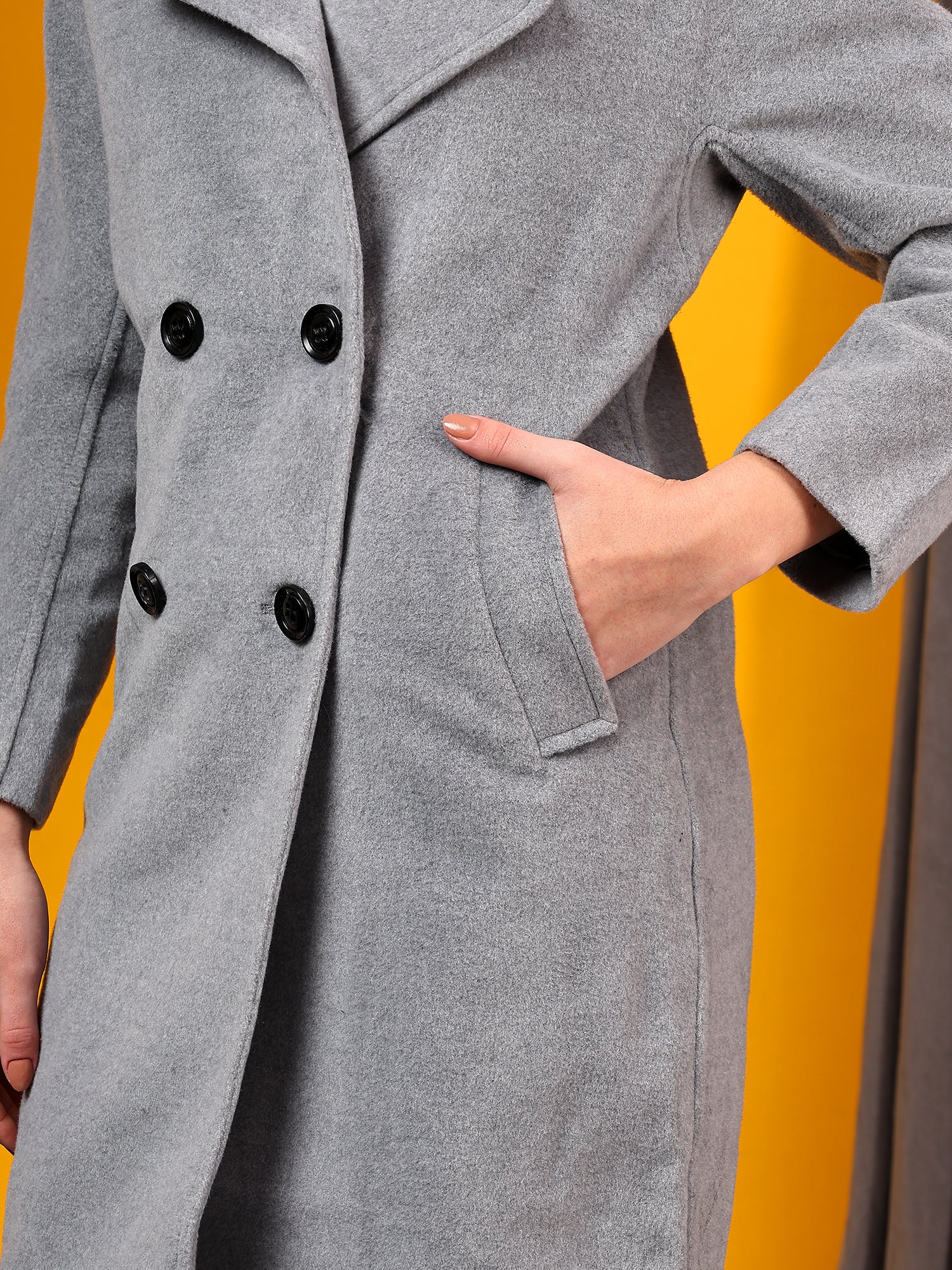 KOTTY Polyester Solid Coat 