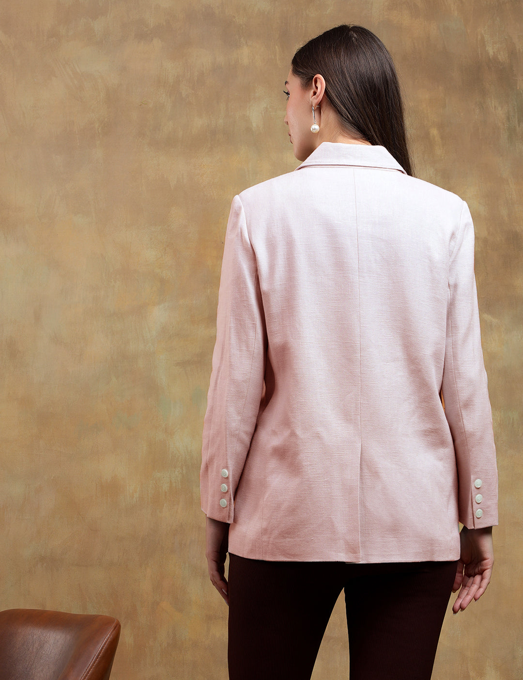 KOTTY Womens Full Sleeve Solid Casual Blazer
