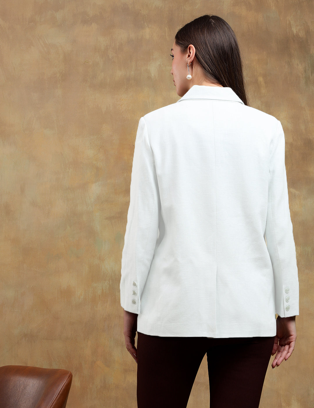 KOTTY Womens Full Sleeve Solid Casual Blazer