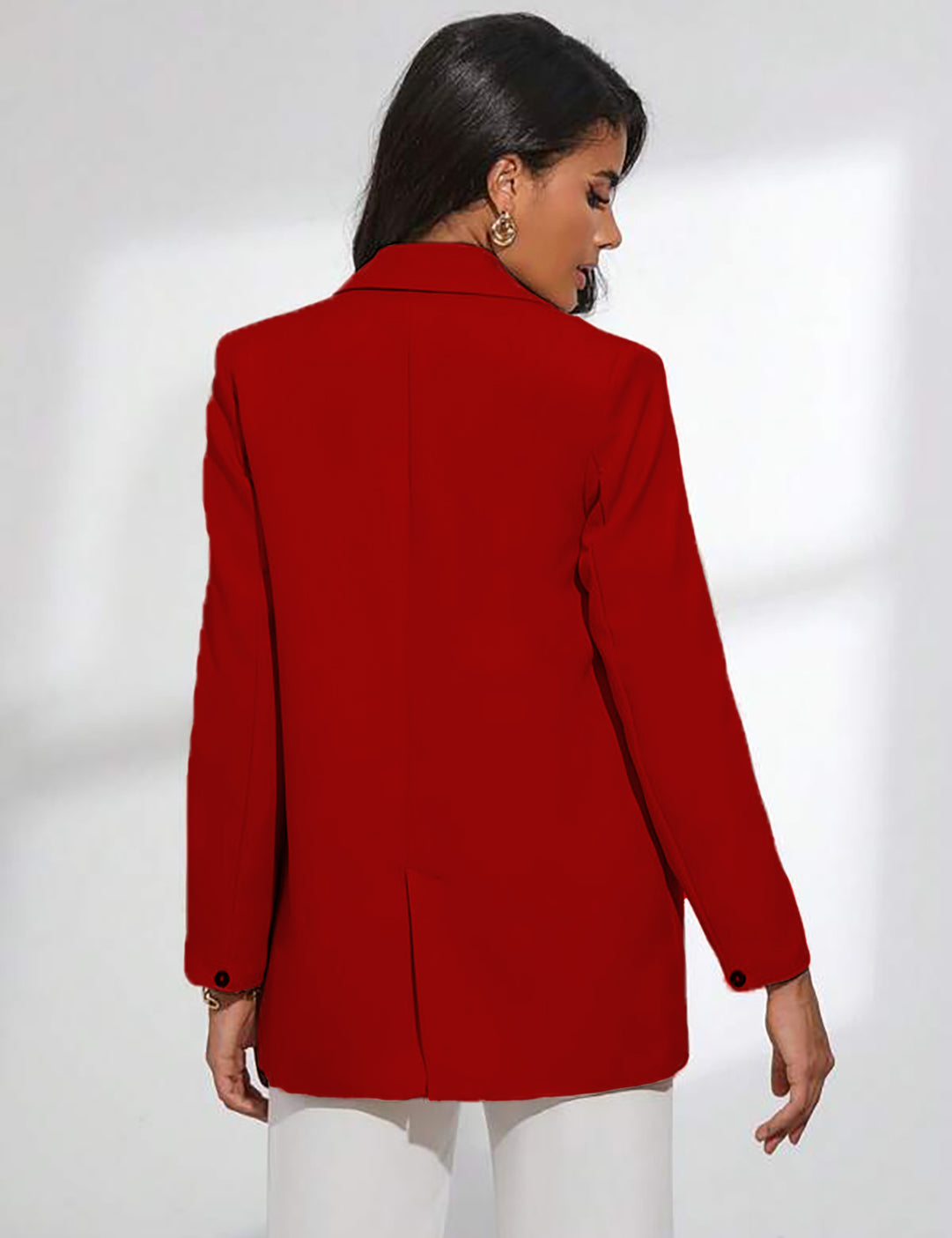 KOTTY Womens Full Sleeve Solid Casual Blazer