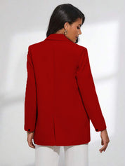 KOTTY Womens Full Sleeve Solid Casual Blazer