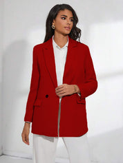 KOTTY Womens Full Sleeve Solid Casual Blazer