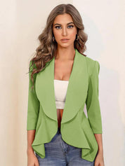 KOTTY 3/4th Sleeve Solid Women Jacket 