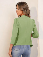 KOTTY 3/4th Sleeve Solid Women Jacket 
