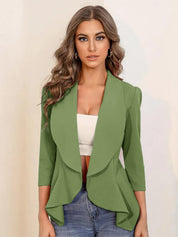 KOTTY 3/4th Sleeve Solid Women Jacket 