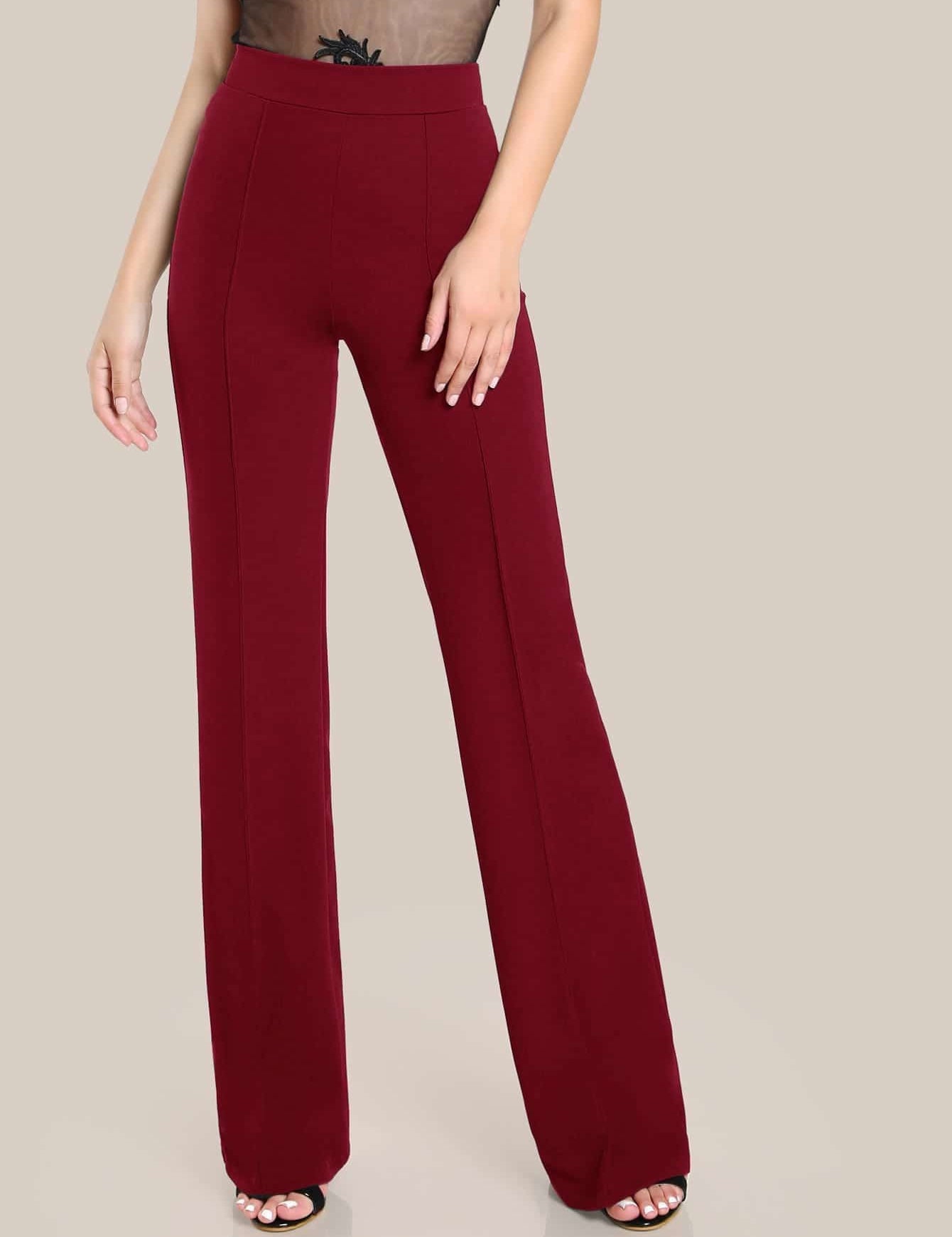 KOTTY Regular Fit Women Maroon Trousers 