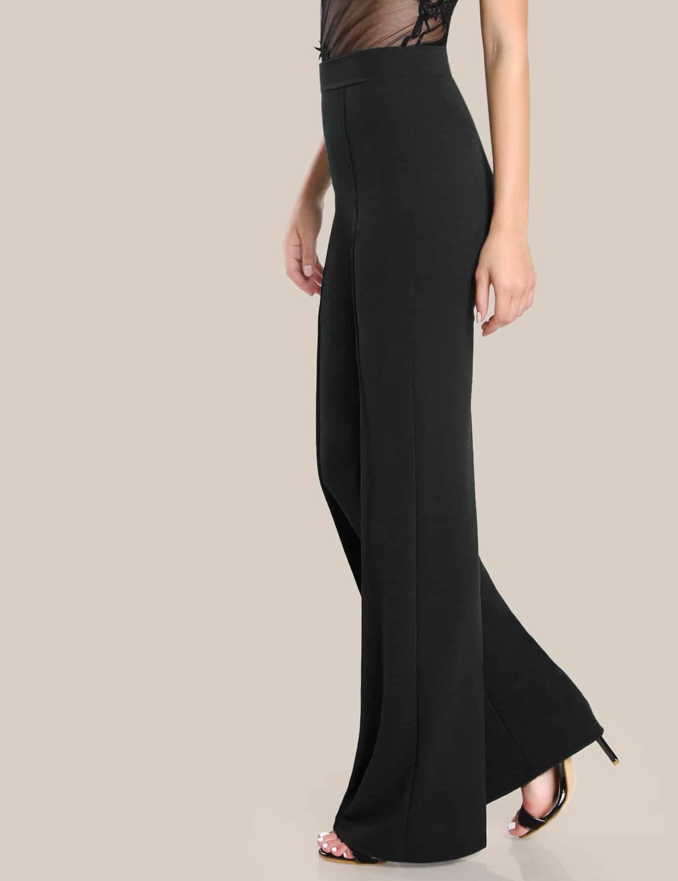 KOTTY Regular Fit Women Black Trousers 