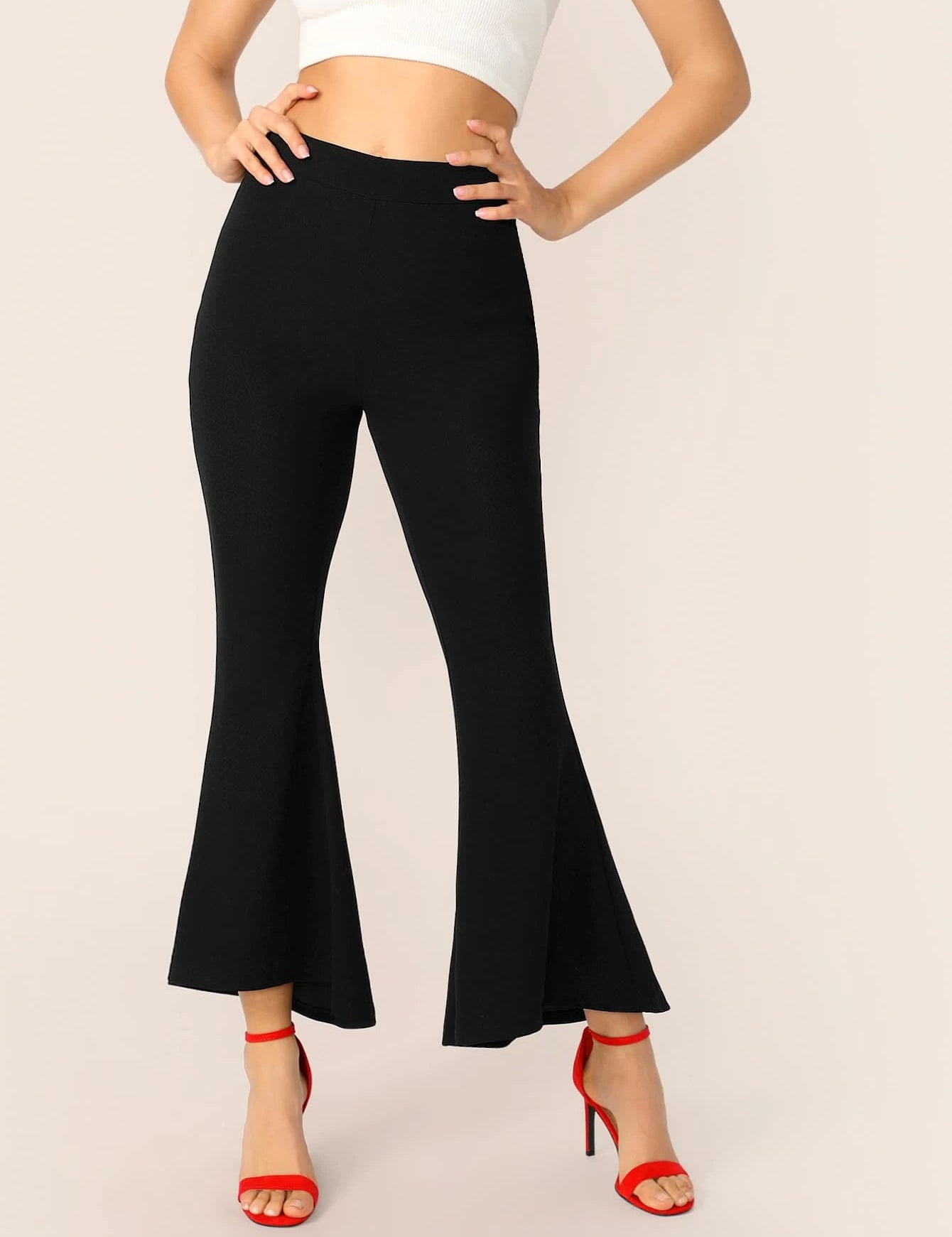 KOTTY Regular Fit Women Black Trousers 