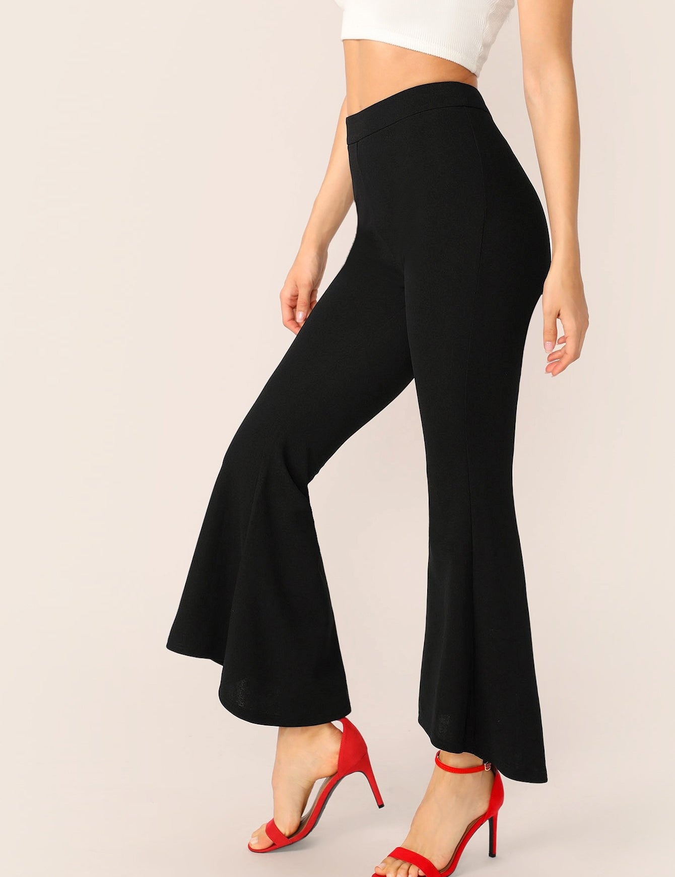 KOTTY Regular Fit Women Black Trousers 