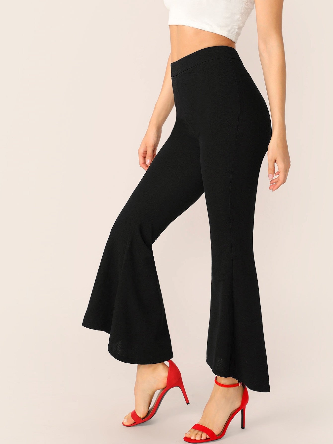 KOTTY Regular Fit Women Black Trousers 
