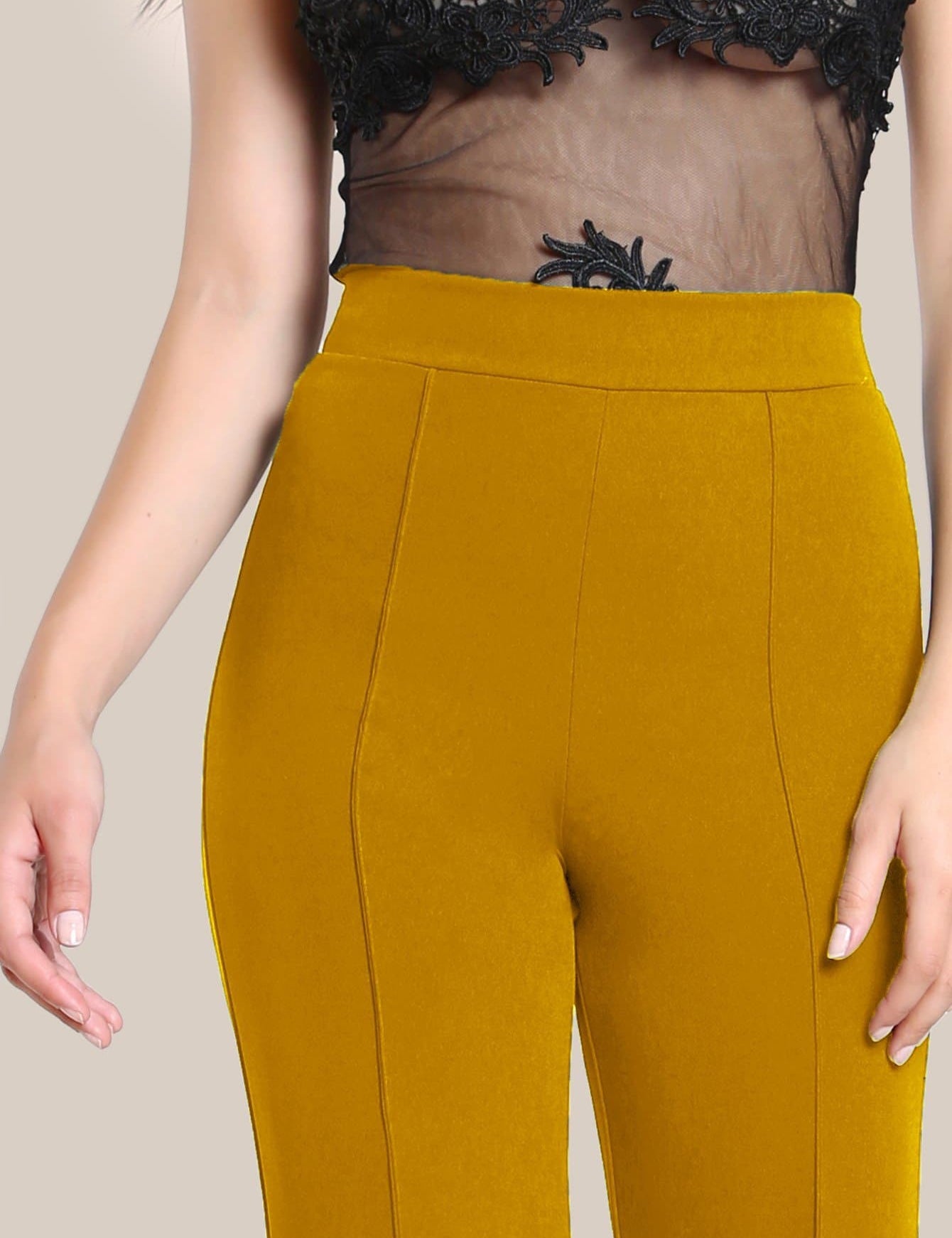 KOTTY Regular Fit Women Black Trousers 