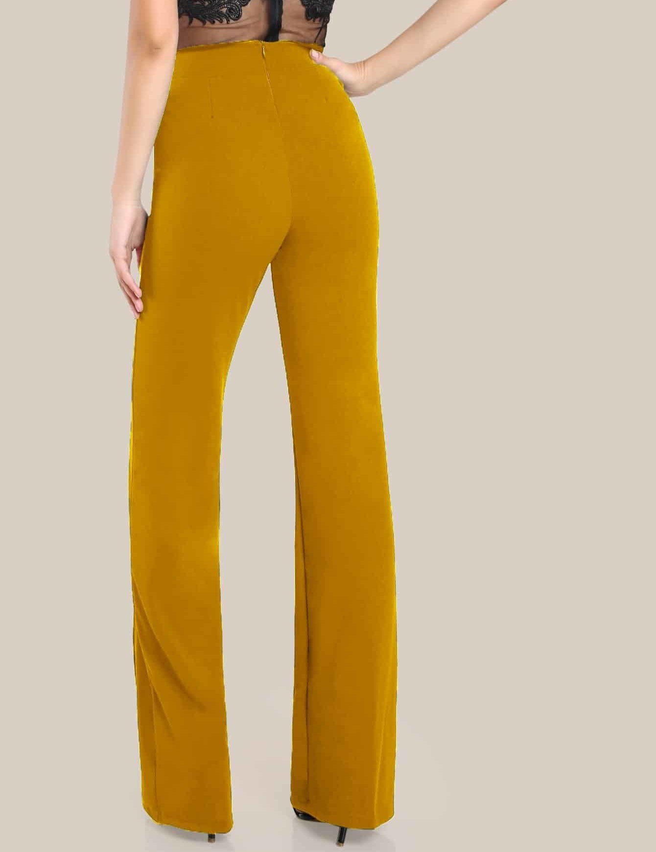 KOTTY Regular Fit Women Black Trousers 