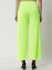 KOTTY Regular Fit Women Light Green Trousers 