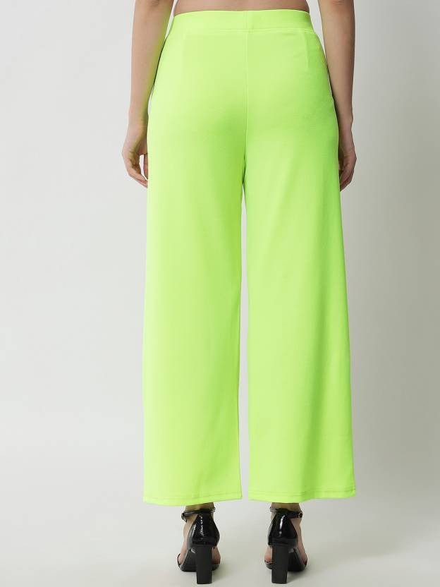 KOTTY Regular Fit Women Light Green Trousers 