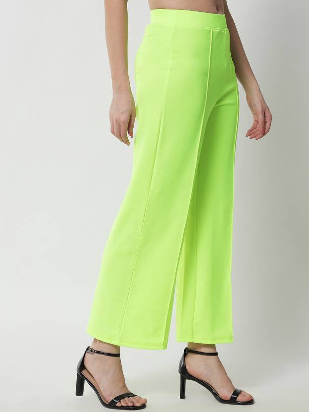 KOTTY Regular Fit Women Light Green Trousers 