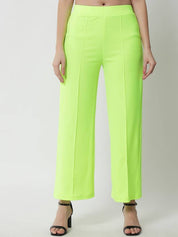 KOTTY Regular Fit Women Light Green Trousers 
