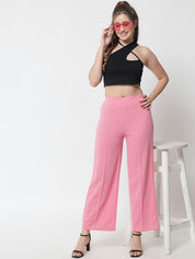 KOTTY Regular Fit Women Pink Trousers 