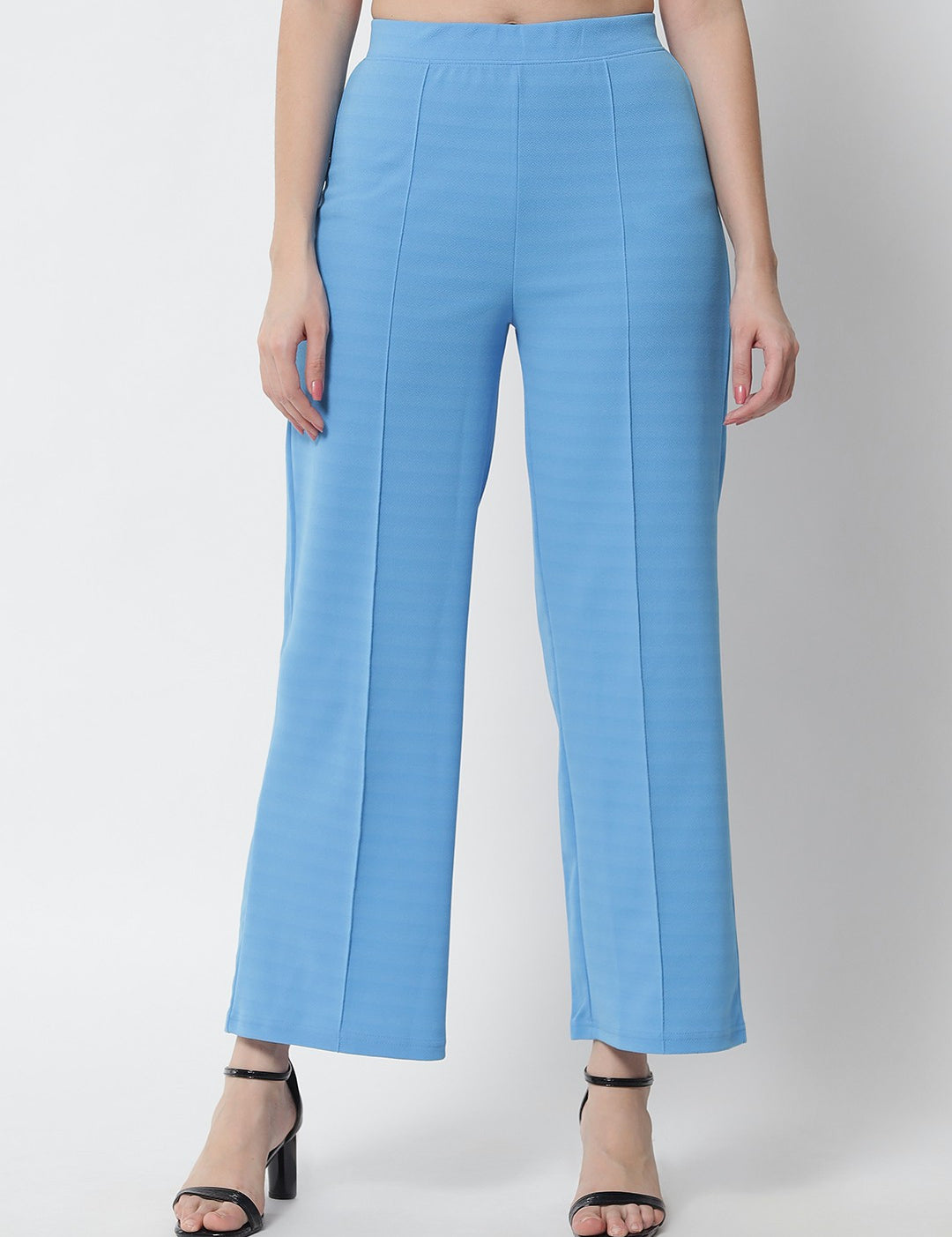 KOTTY Regular Fit Women Light Blue Trousers 
