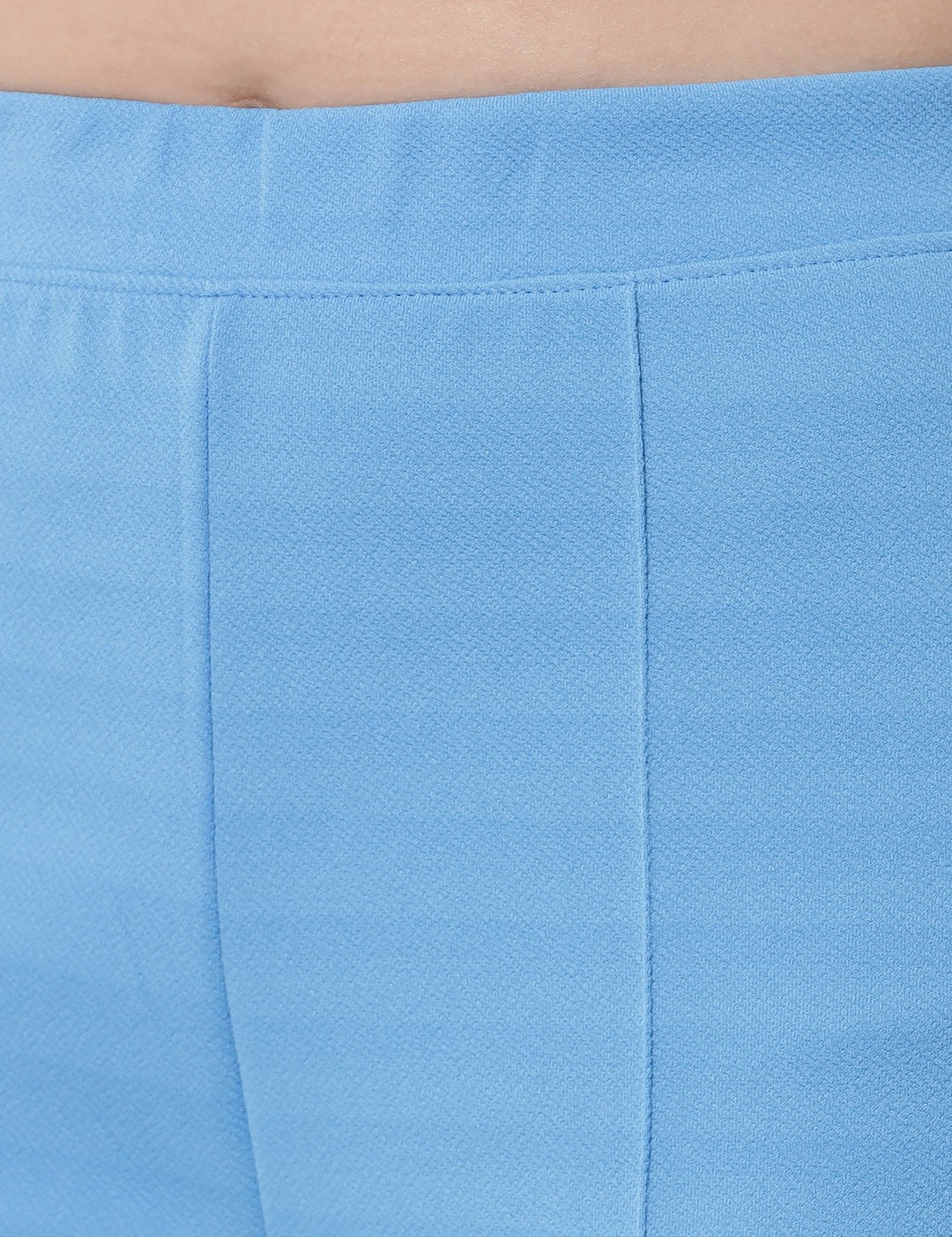 KOTTY Regular Fit Women Light Blue Trousers 