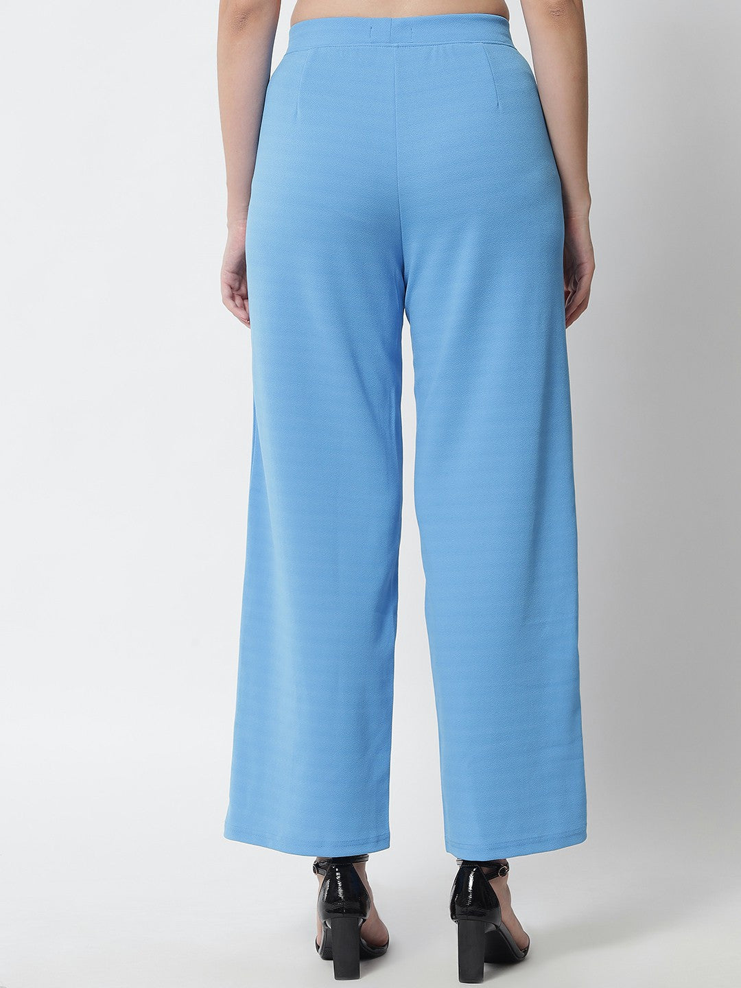 KOTTY Regular Fit Women Light Blue Trousers 
