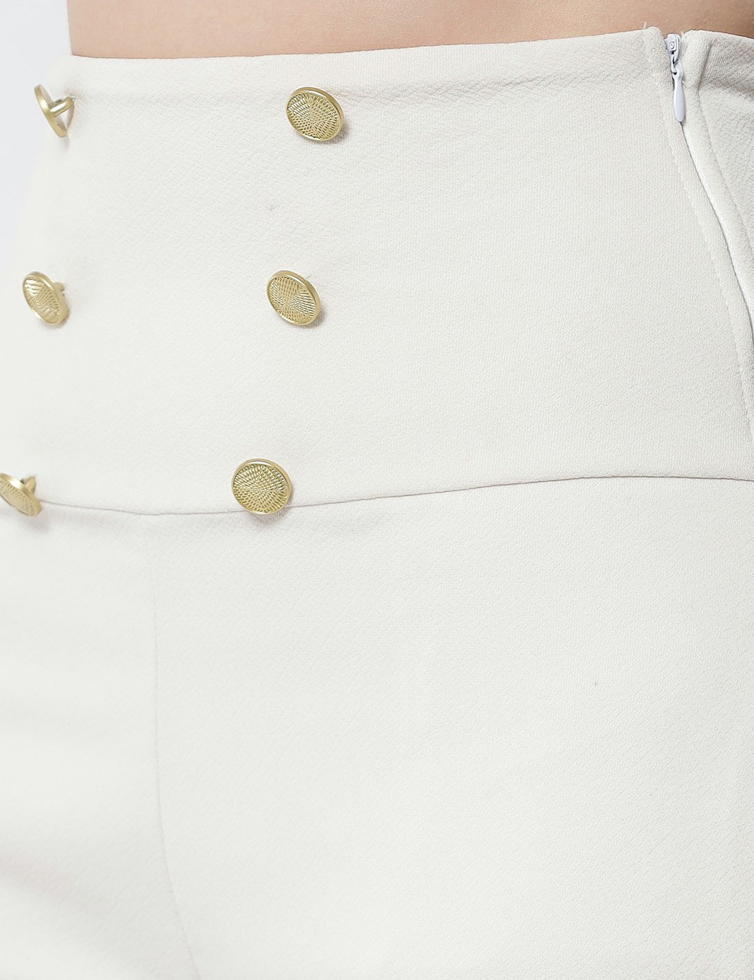 KOTTY Regular Fit Women White Trousers 