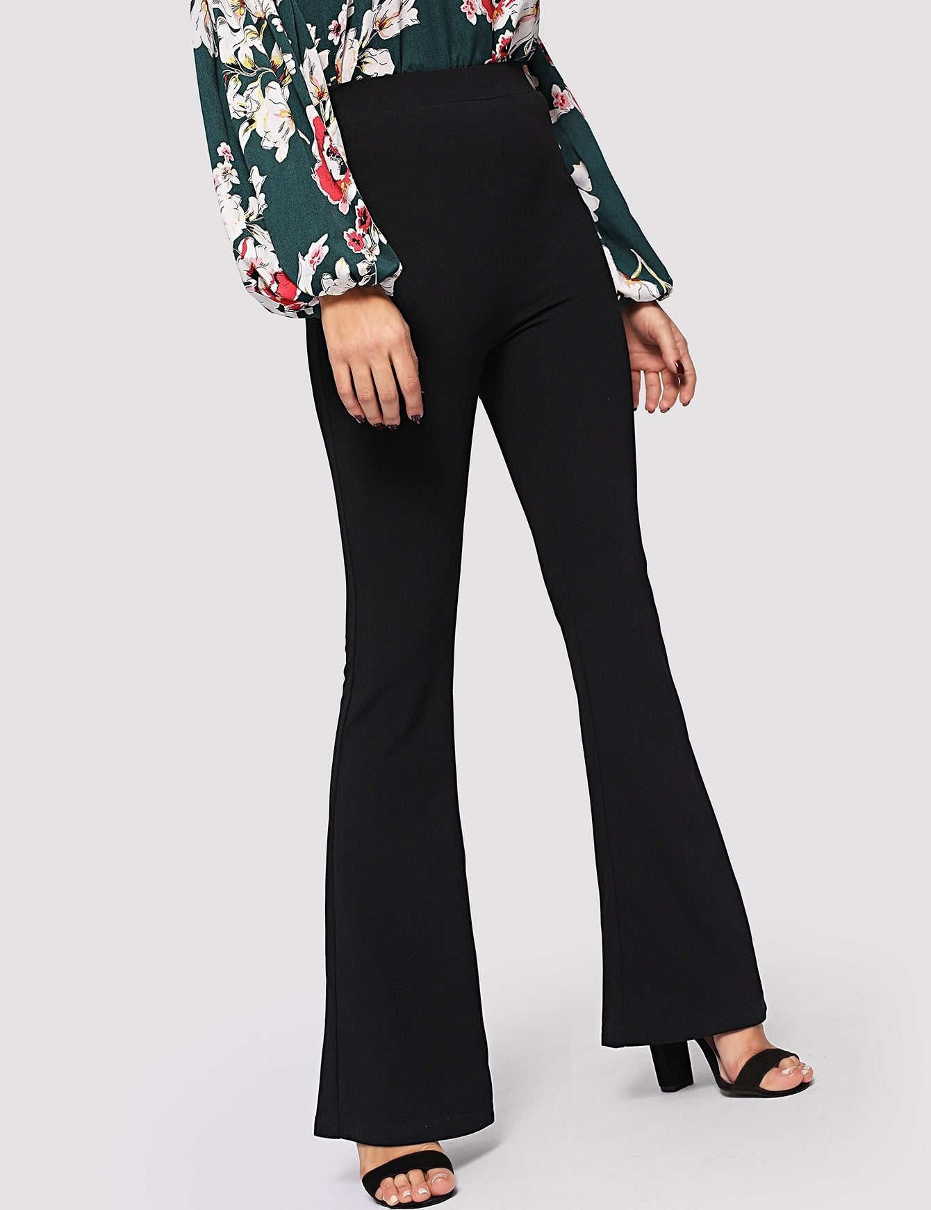 KOTTY Womens Solid Attractive High Rise Pant
