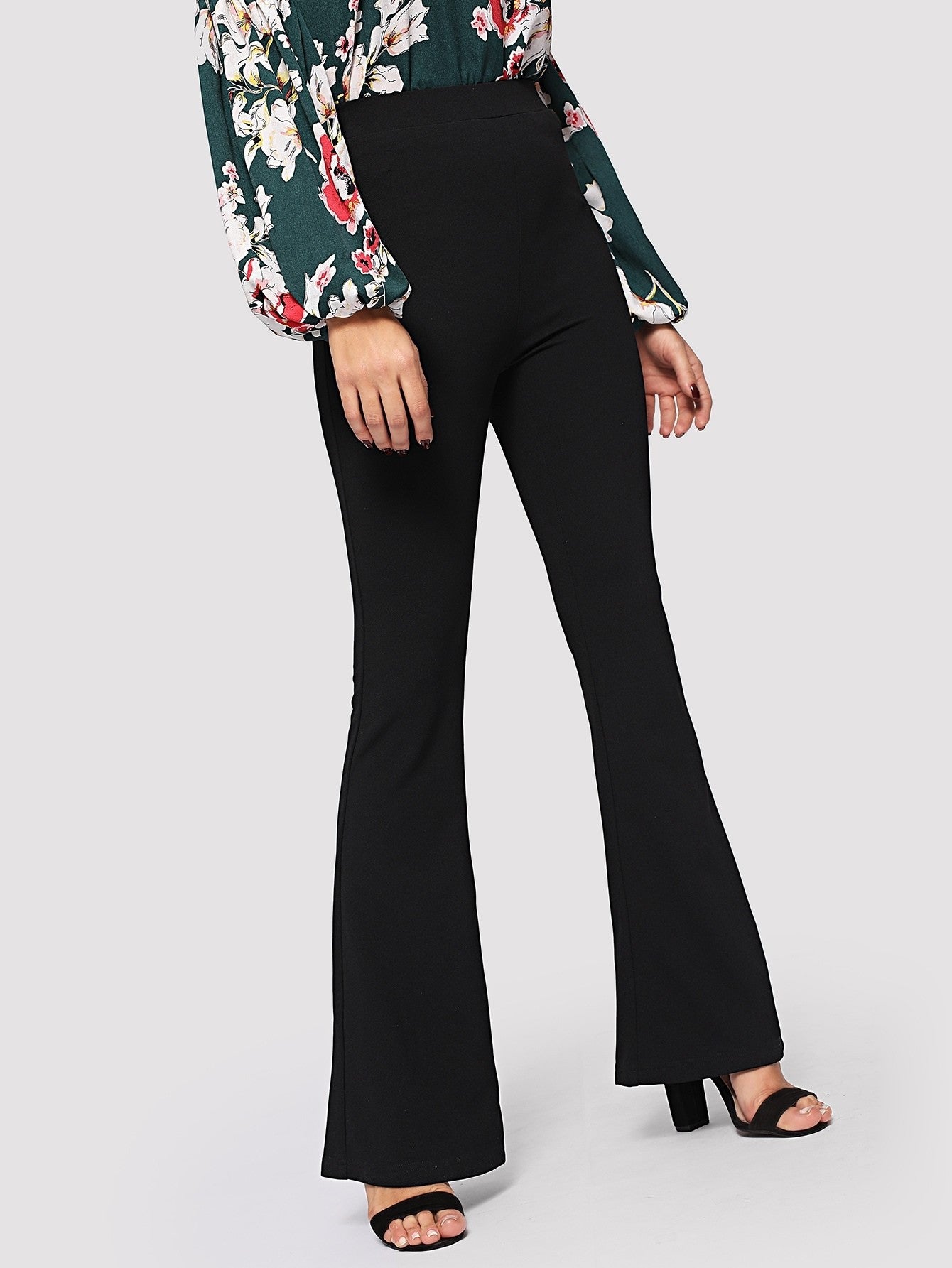 KOTTY Womens Solid Attractive High Rise Pant