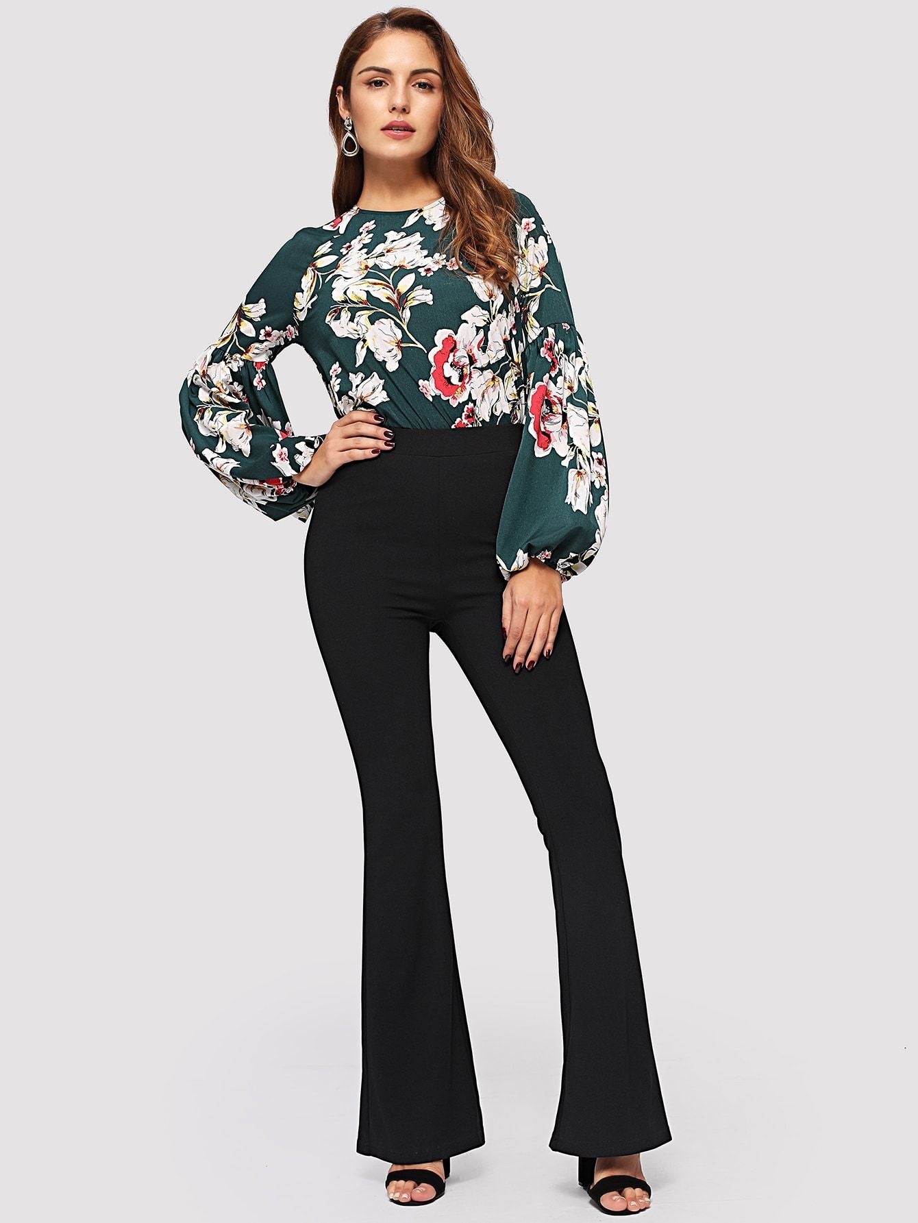 KOTTY Womens Solid Attractive High Rise Pant