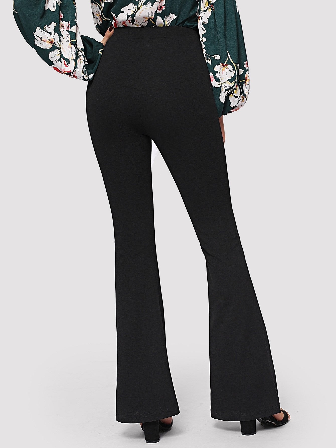 KOTTY Womens Solid Attractive High Rise Pant