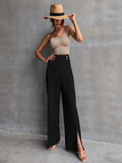 KOTTY Regular Fit Women Black Trousers 