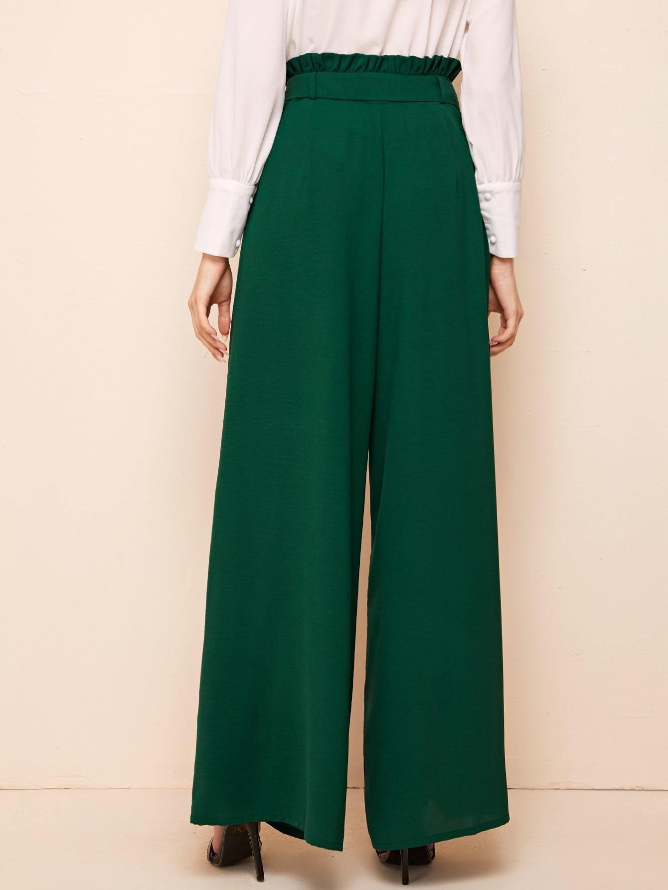 KOTTY Womens Solid Attractive High Rise Pant