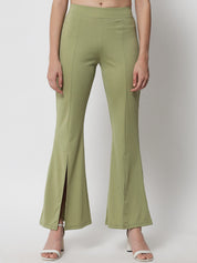 KOTTY Regular Fit Women Green Trousers 