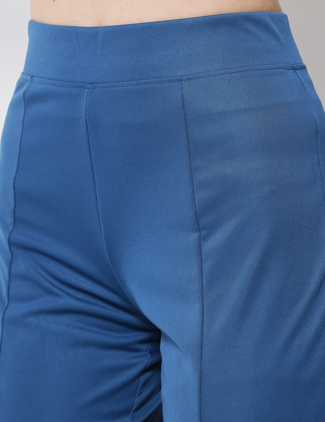 KOTTY Flared Women Blue Trousers 