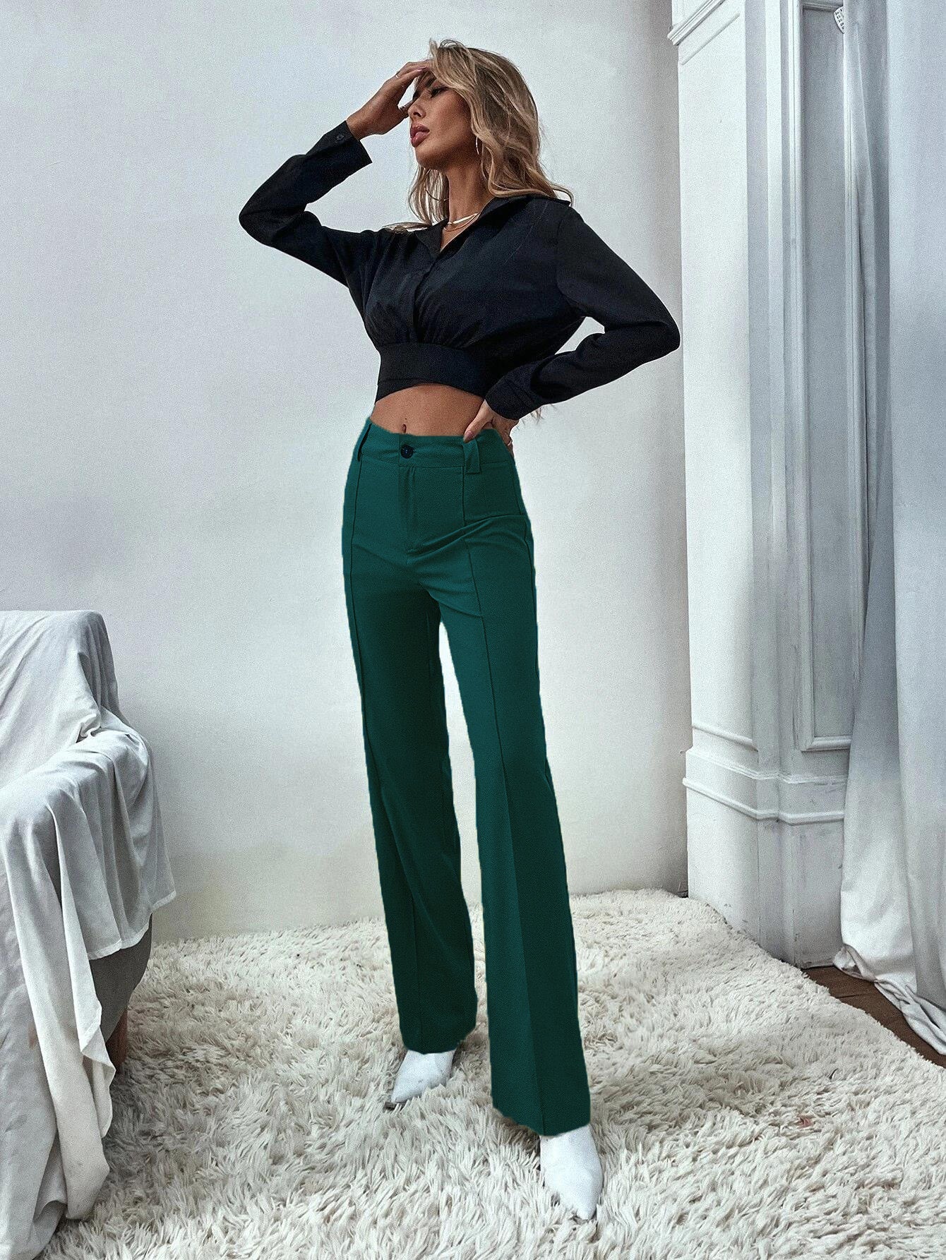 KOTTY Women's Relaxed Pants