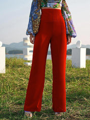 KOTTY Regular Fit Women Orange Trousers 