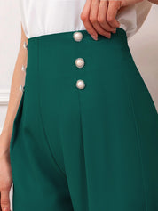 KOTTY Regular Fit Women Dark Green Trousers 