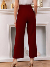 KOTTY Regular Fit Women Maroon Trousers 