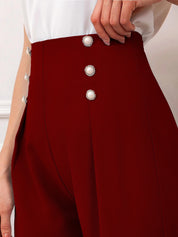 KOTTY Regular Fit Women Maroon Trousers 