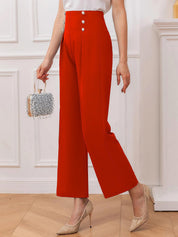 KOTTY Regular Fit Women Orange Trousers 
