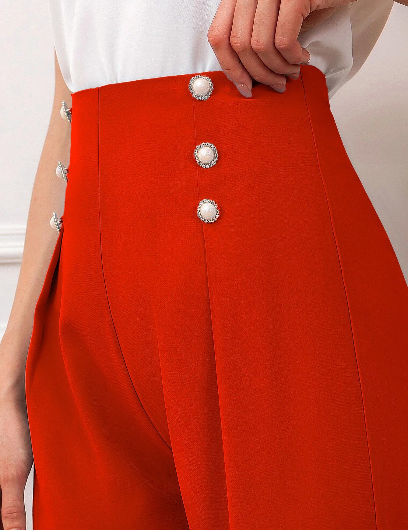 KOTTY Regular Fit Women Orange Trousers 