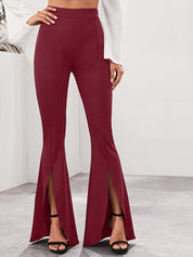 KOTTY Womens Solid Attractive High Rise Pant