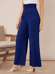 KOTTY Regular Fit Women Dark Blue Trousers 