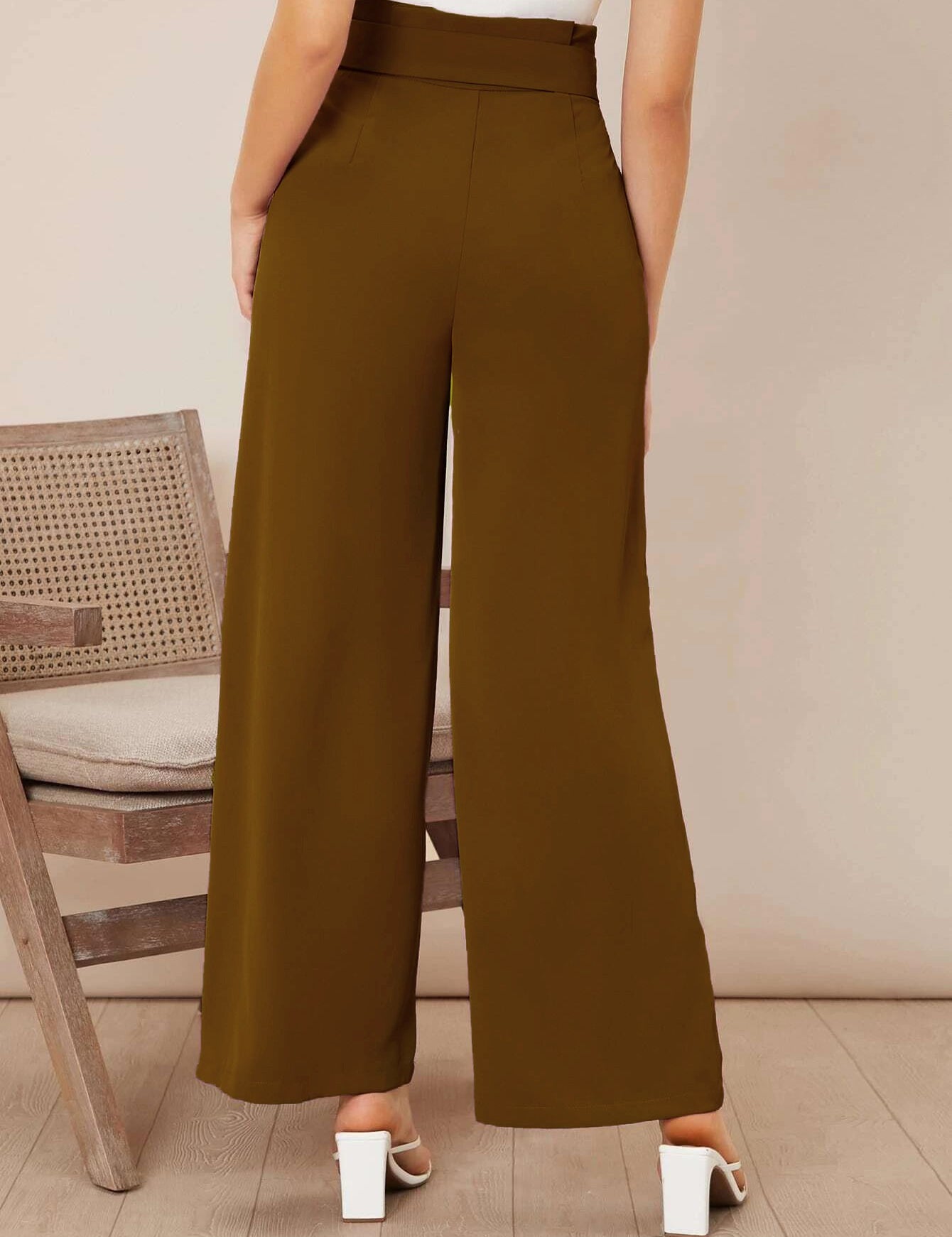 KOTTY Regular Fit Women Brown Trousers 