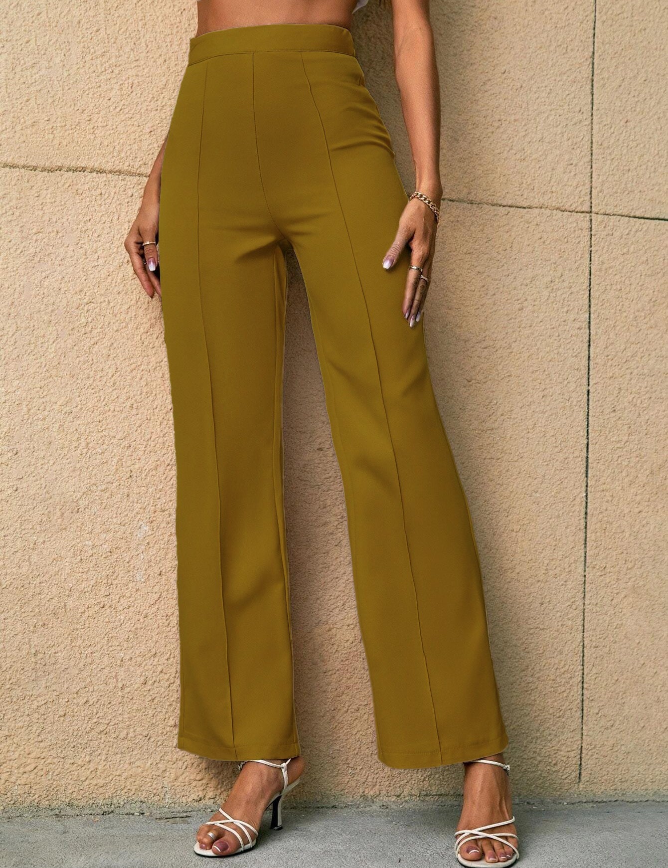 KOTTY Regular Fit Women Brown Trousers 