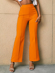 KOTTY Regular Fit Women Yellow Trousers 