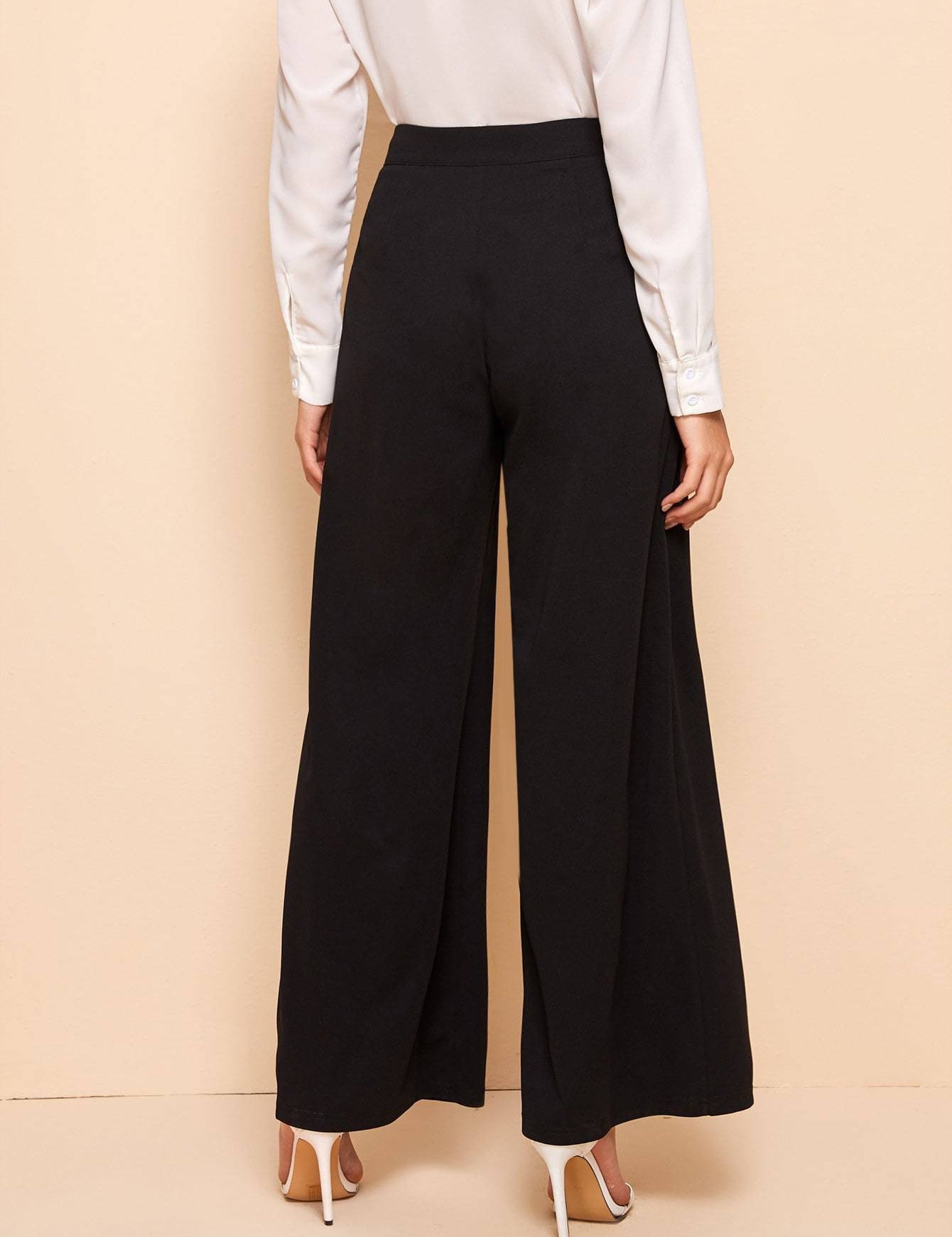 KOTTY Womens Solid Attractive High Rise Pant