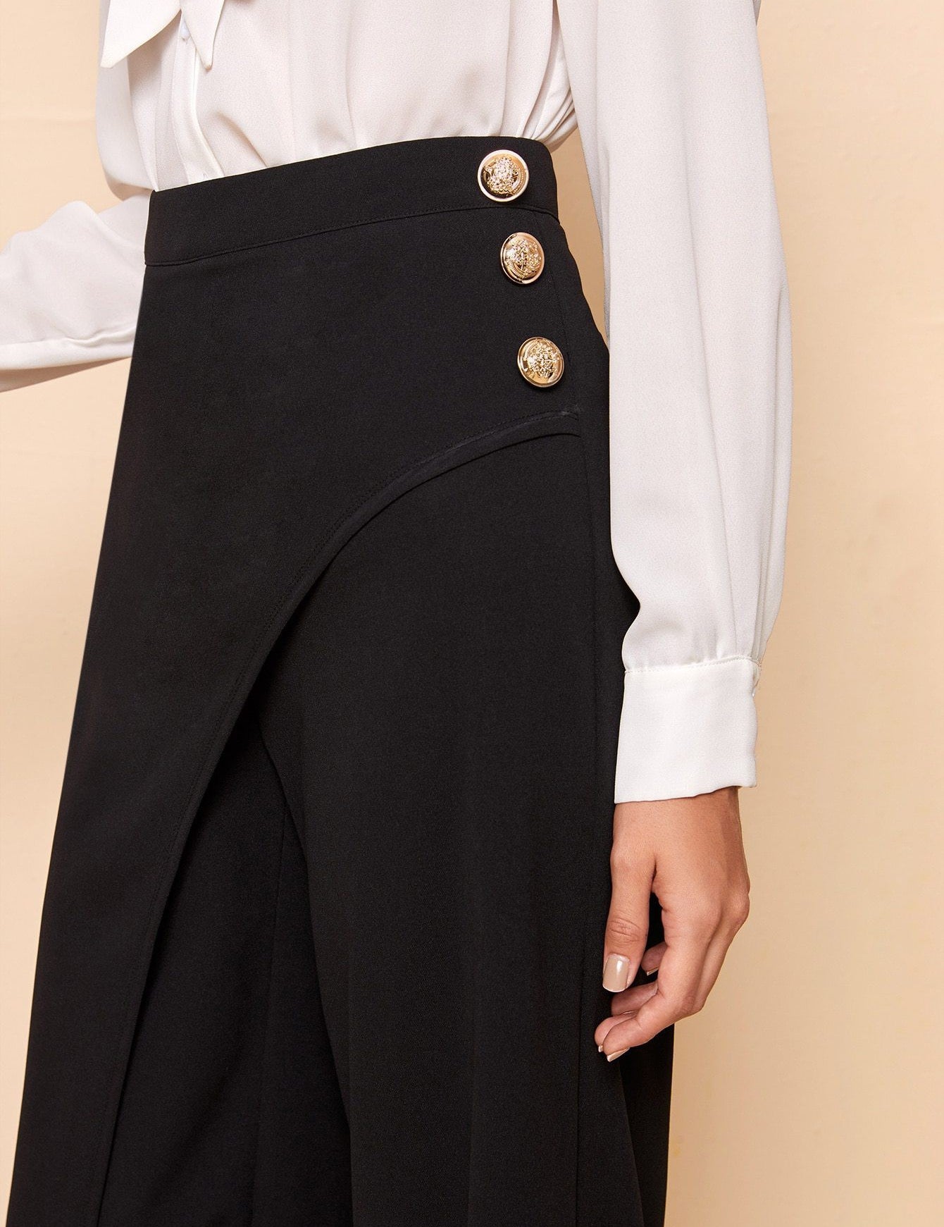 KOTTY Womens Solid Attractive High Rise Pant