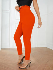 KOTTY Womens Solid Attractive High Rise Pant