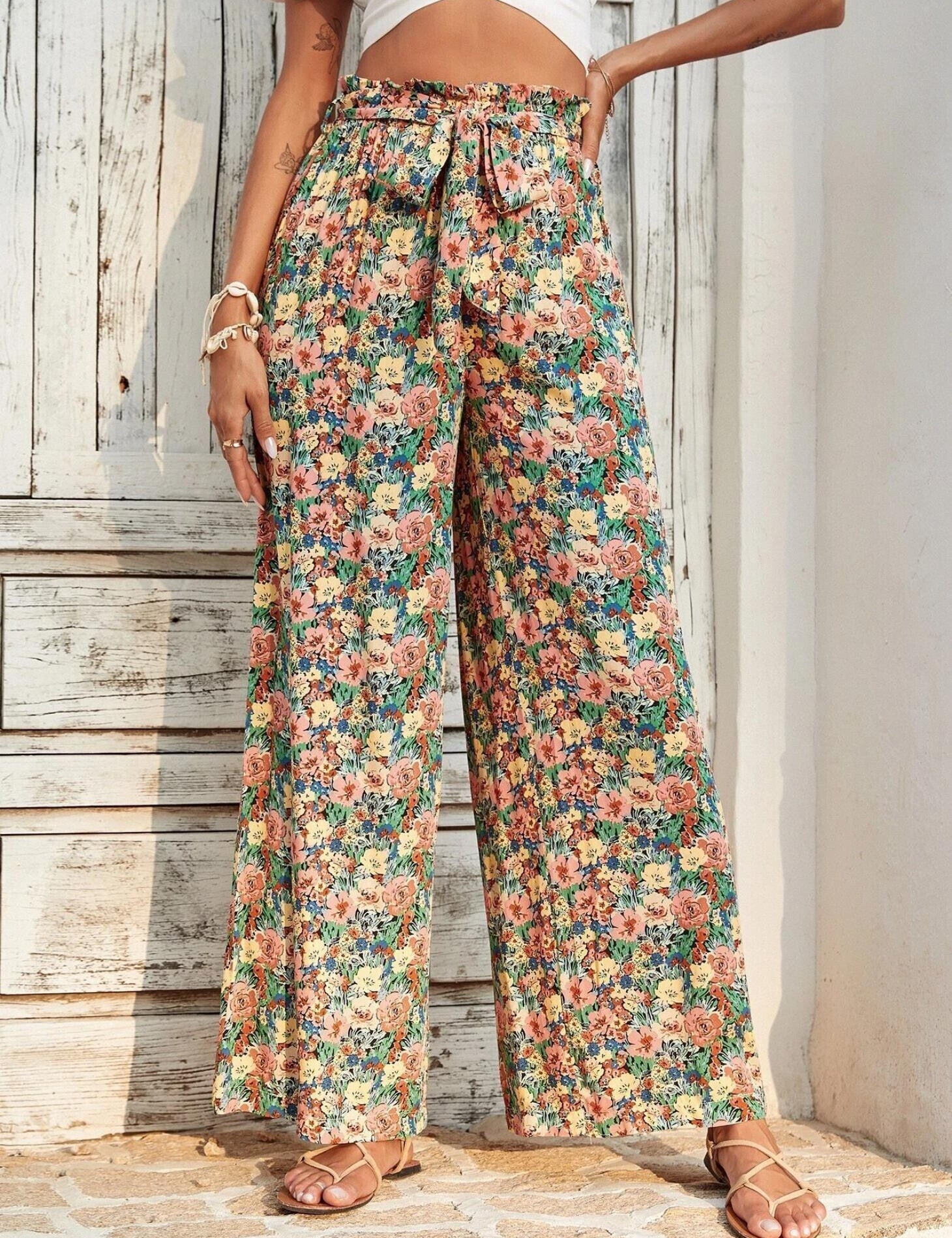 KOTTY Regular Fit Women Multicolor Trousers 